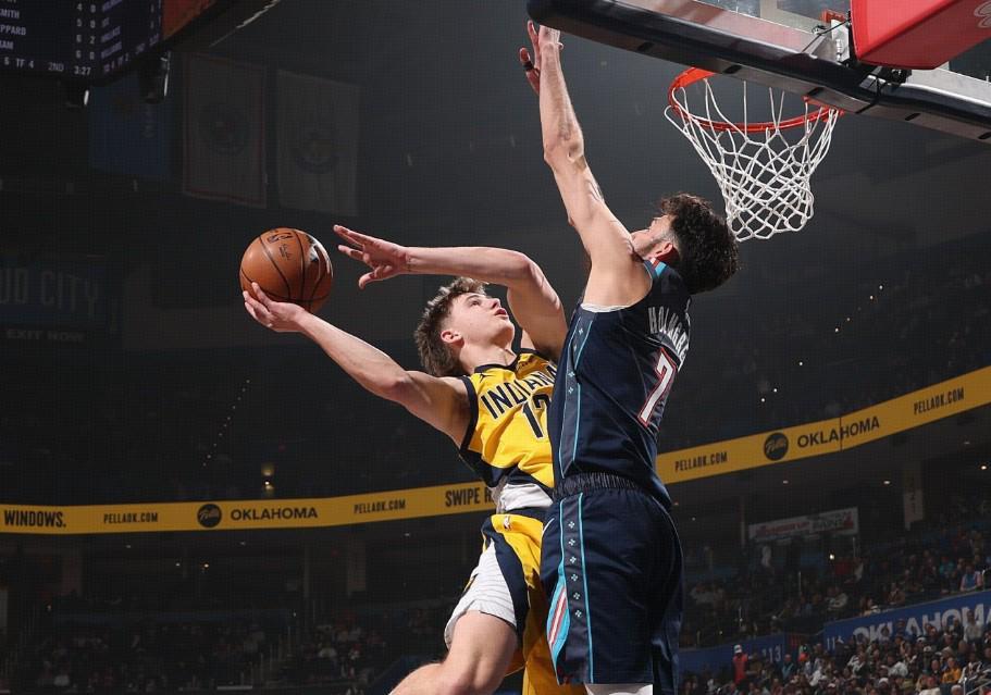 就打精锐，步行者客胜联盟第一雷霆为其本赛季首次在西部赢球